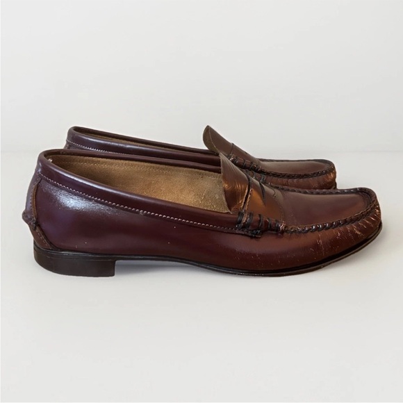 VINTAGE Sebago Leather Classic Penny Loafer Shoe - Picture 1 of 8